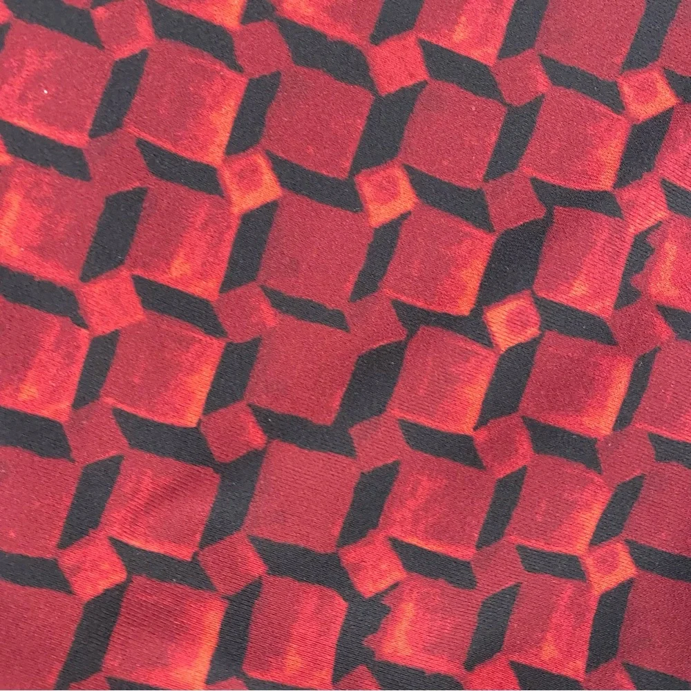 Patterned Red Dress - Picture 9 of 11